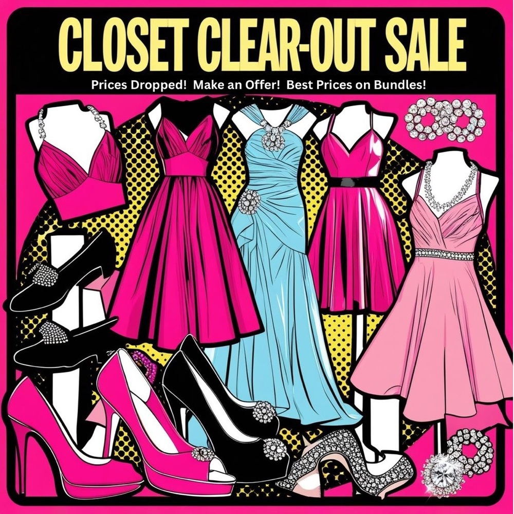 Prices Dropped on Prom Dresses, Gowns, Shoes, and Jewelry! Make an Offer!